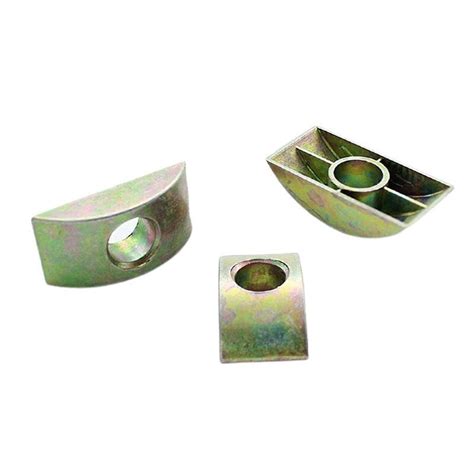 metal bracket half moon slot wing nut|half moon nuts.